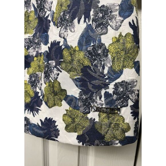 Desigual NWT‎ White Floral Trench Coat Women’s Size 38 EU/4 US - Picture 8 of 12